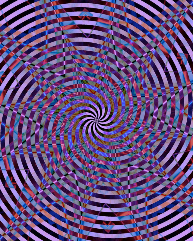 Neon Tunnel Spiraling Vortex | 4:5 Instagram | 60fps VJ Loop Screensaver