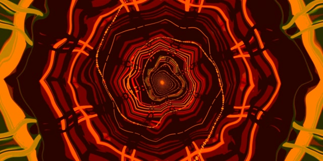 Neon Alagút Láva Örvény VJ Loop 2:1 Univisium 60fps Képernyővédő