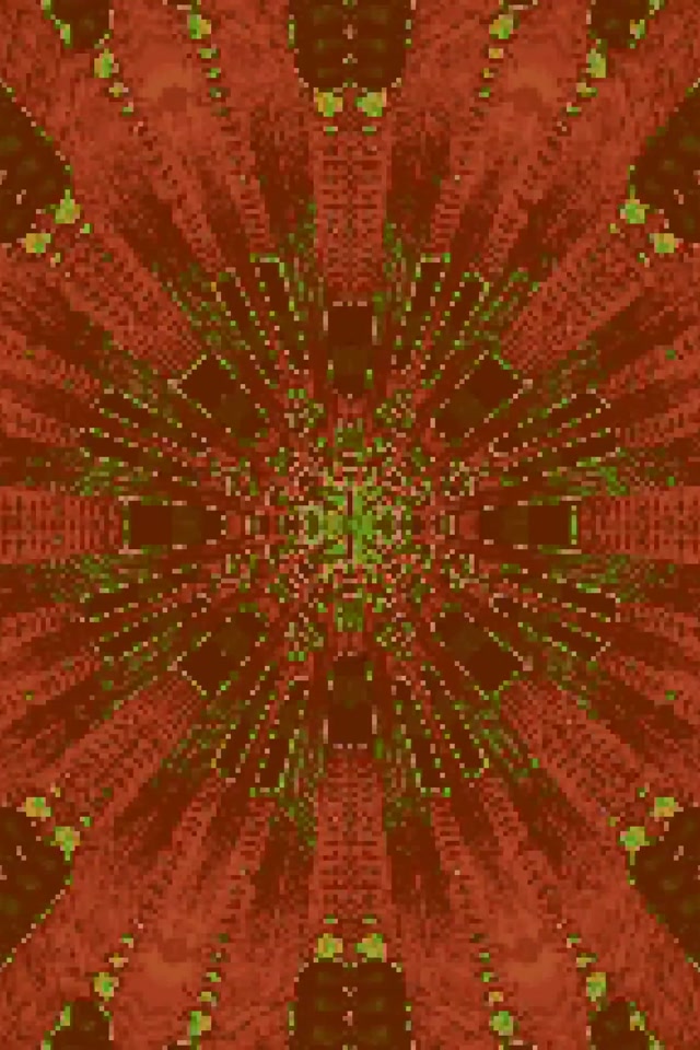 Neon Alagút Piros Fraktál Robbanás Vj Loop 2:3 Fotó Portré 60fps Képernyővédő