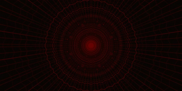 Red Neon Tunnel Spiderweb Vortex Vj Loop 2:1 Univisium 60fps Screensaver