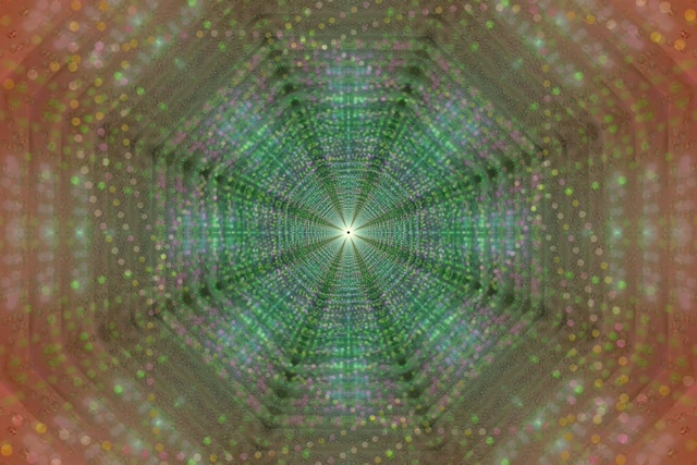 Radiating Diamond Neon Tunnel 3:2 60fps VJ Loop Screensaver