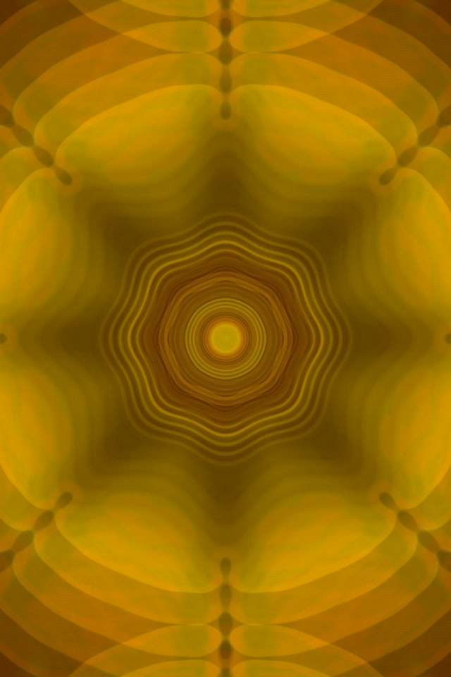 Golden concentric neon tunnel 9:16 screensaver 60fps vj loop