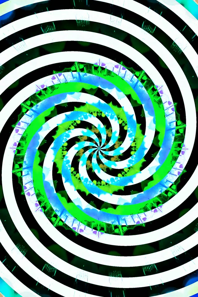 Neon Tunnel Spiraling Vortex 2:3 Portrait 60fps VJ Loop Screensaver