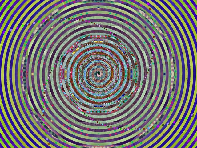 Neon Tunnel Spiral Vortex Loop 4:3 Classic 60fps Screensaver VJ Animation