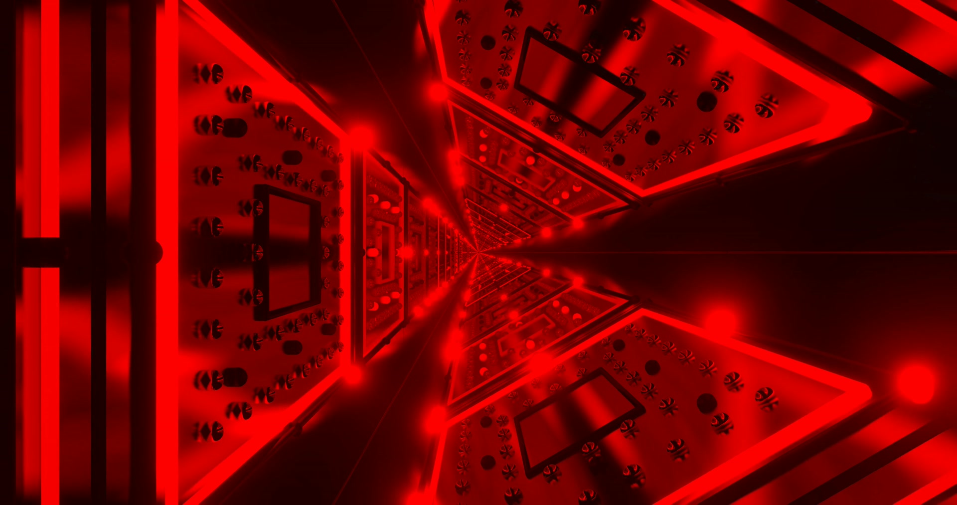 Terowongan Neon Merah Screensaver 4K UHD 60fps VJ Loop PC Laptop