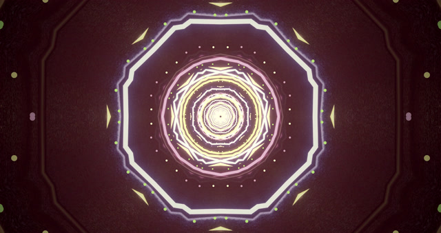 Terowongan Neon Screensaver 4K UHD 60fps - Visual VJLoops untuk Windows 10 PC Latar Belakang