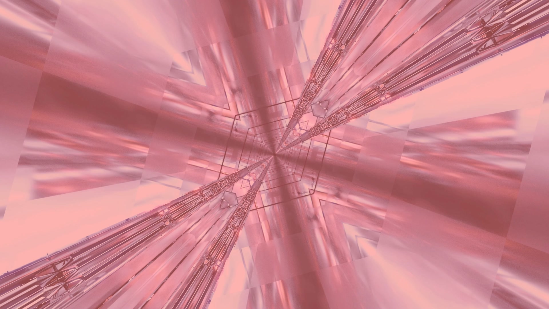 Terowongan Neon Pink Screensaver 4K UHD 60fps VJ Loop