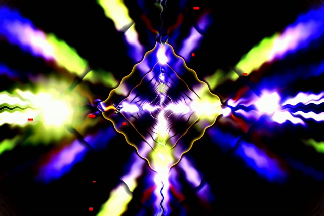 Terowongan Neon Screensaver 3:2 Surface 60fps VJ Loop Biru Ungu Hijau