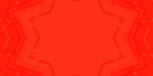 Terowongan Neon Vortex Bintang Merah VJLoops 2:1 Univisium 60fps Screensaver