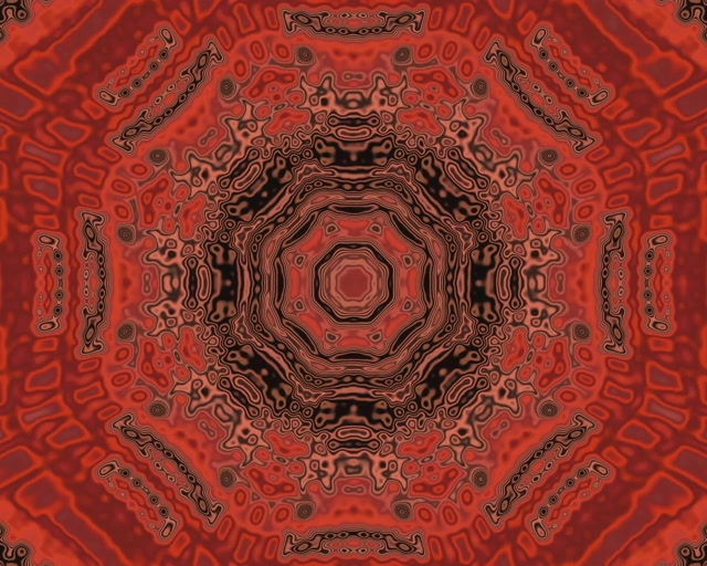 Screensaver Terowongan Neon Merah 5:4 Industrial 60fps VJLoops PC Laptop