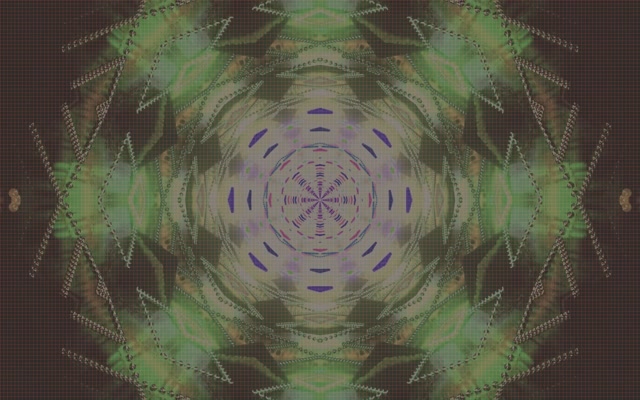 Terowongan Neon Vorteks Mandala VJLoops 16:10 Macbook 60fps Screensaver