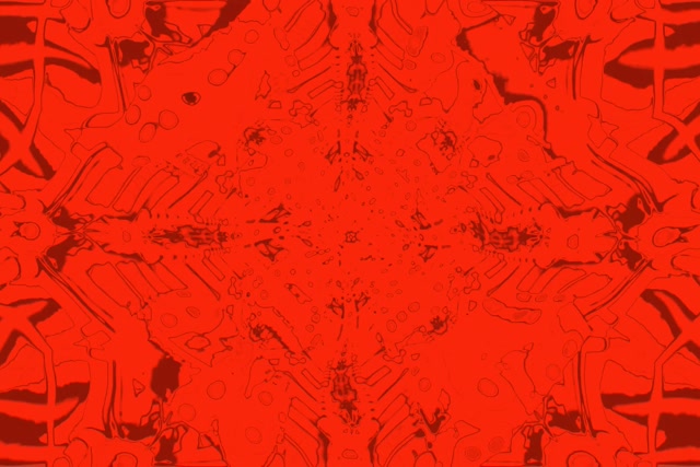 Terowongan Neon Kaleidoskop Merah VJ Loop 3:2 Surface 60fps Screensaver