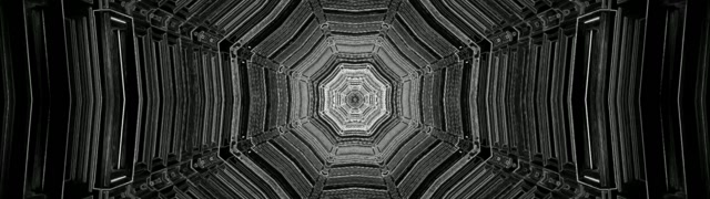 Terowongan Neon Vortex Segi Delapan 32:9 Super Ultrawide 60fps Screensaver Vj Loop