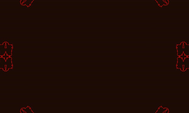 Terowongan Neon Merah Kaleidoskop Mandala VJ Loop 5:3 Wide 60fps Screensaver