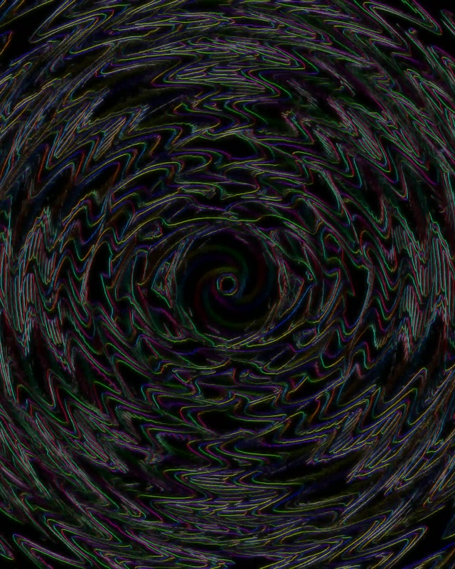 Hypnotic Neon Tunnel Spiraling Vortex Loop 4:5 Instagram 60fps Screensaver