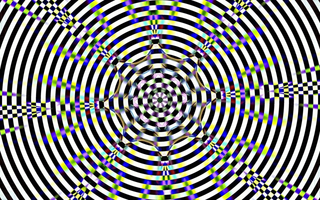 Neon Tunnel Concentric Checkerboard Vortex 16:10 Macbook 60fps Screensaver Loop