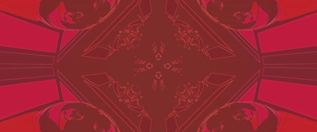 Neon Tunnel Berlian Kaleidoskop Merah VJ Loop 2.39:1 Cinemascope 60fps Screensaver