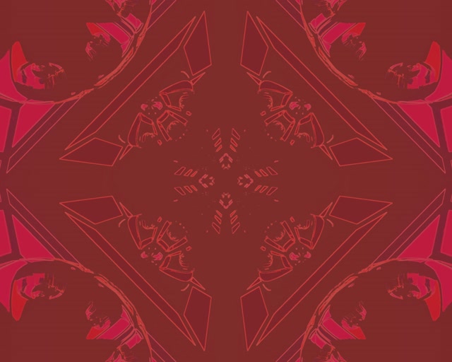 Neon Tunnel Kaleidoskop Berlian Merah VJ Loop 5:4 Industrial 60fps Screensaver
