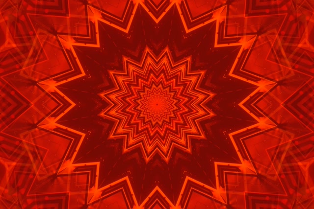 Terowongan Neon Ledakan Bintang Merah VJ Loop 3:2 Surface 60fps Screensaver