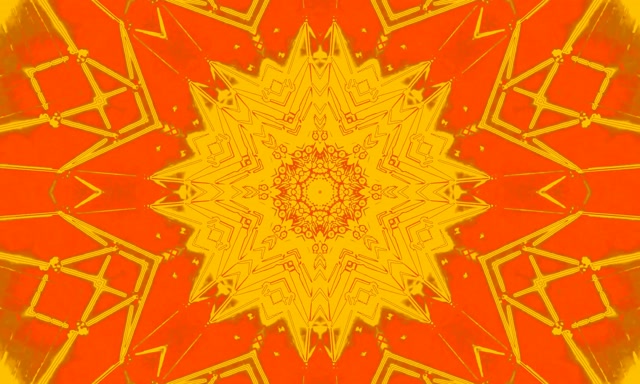 Terowongan Neon Kaleidoskop Bintang Ledakan VJ Loop 5:3 Wide 60fps Screensaver