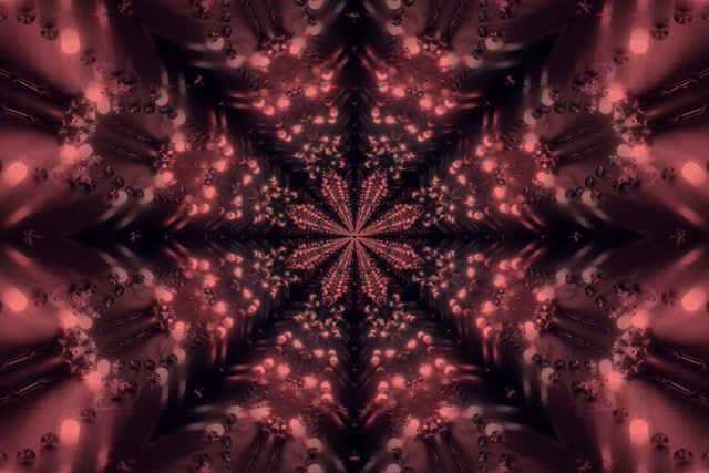Terowongan Neon Kaleidoskop Ledakan VJ Loop 3:2 Surface 60fps Screensaver