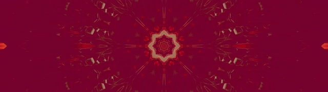 Terowongan Neon Ledakan Bintang Kaleidoskop 32:9 Super Ultrawide 60fps Screensaver VJLoops