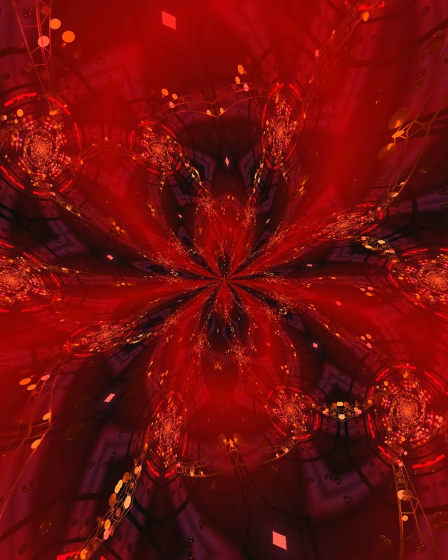 Neon Tunnel Kaleidoscope Burst | 4:5 Instagram | 60fps Screensaver VJ Loop
