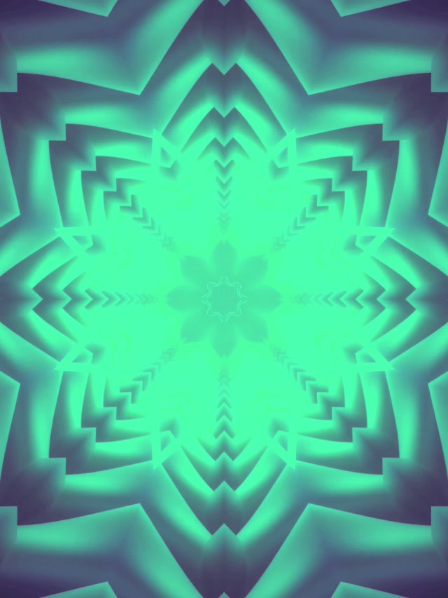 Pulsating Star Neon Tunnel | 3:4 iPad Portrait 60fps VJ Loop Screensaver