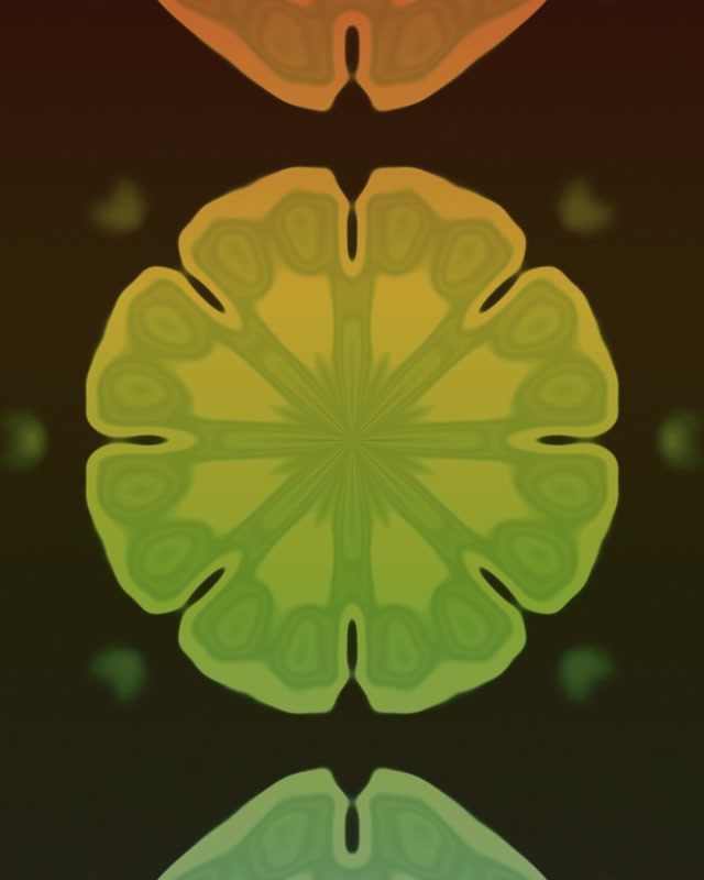 Terowongan Neon Ledakan Kaleidoskop Fraktal 60fps VJ Loop 4:5 Instagram Screensaver