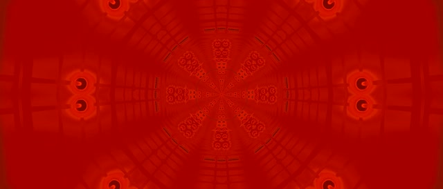 Red Neon Tunnel Octagon Vortex Vj Loop 21:9 Ultrawide 60fps Screensaver