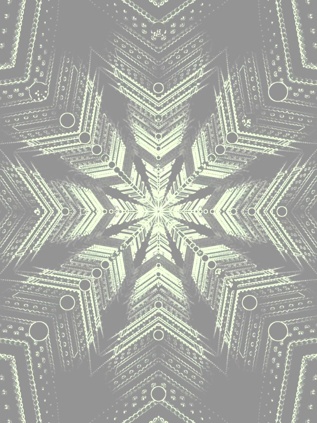 Terowongan Neon Kepingan Salju Abu-abu Bintang Screensaver 3:4 iPad Portrait 60fps VJ Loop