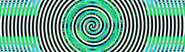 Terowongan Neon Pusaran Hipnotik 32:9 Super Ultrawide 60fps Screensaver VJ Loop