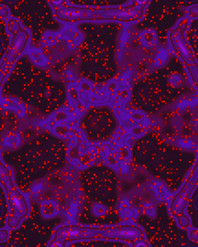 Terowongan Neon Vortex Blob Ungu VJ Loop 4:5 Instagram 60fps Screensaver