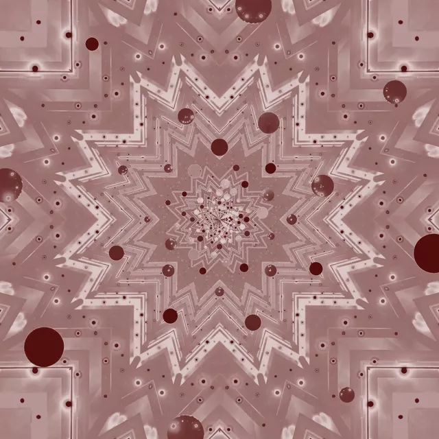 1:1 Cadrado Espiral Estrela Xeométrico Rosa Empoado Túnel Neón 60fps Protector de Pantalla Vj Animation