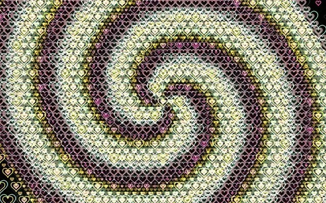 16:10 MacBook 60fps Elegant Heart Motion Background VJ Screensaver Loop