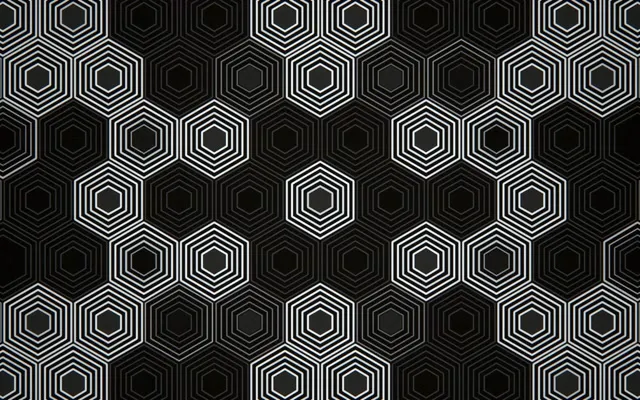 16:10 MacBook | 60fps Hypnotic Hexagon Screensaver Visual Motion Loop