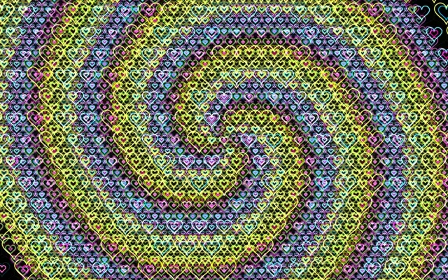 16:10 MacBook | Neon Heart 60fps Live Wallpaper Screensaver Loop