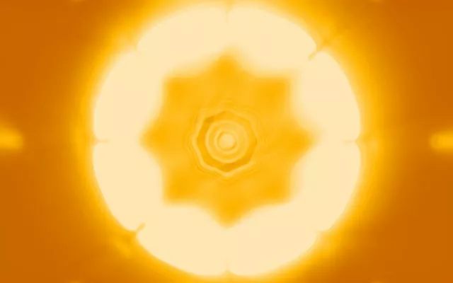 16:10 Macbook Neon Tunnel Screensaver 60fps Golden Star Vortex Loop