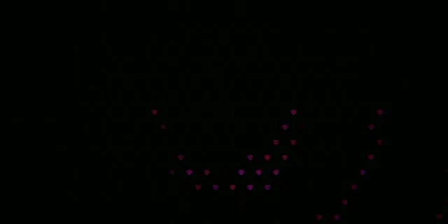 2:1 Univisium | 60fps Falling Pink Hearts 60fps Screensaver VJ Loop