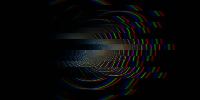 2:1 Univisium | Abstract Neon Tunnel 60fps Screensaver Loop