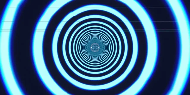 2:1 Univisium | Concentric Tunnel 60fps Screensaver Live Wallpaper