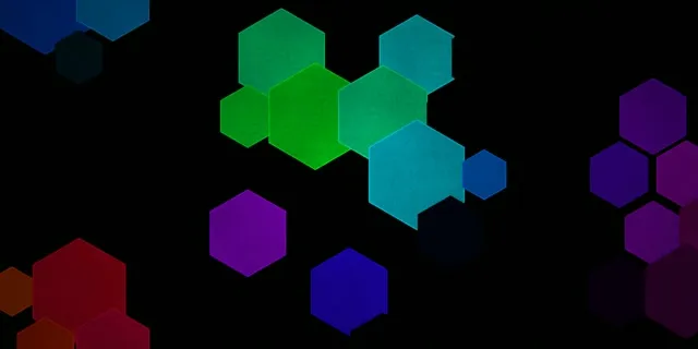 2:1 Univisium Hexagon 60fps Screensaver Live Wallpaper | Colorful Animation