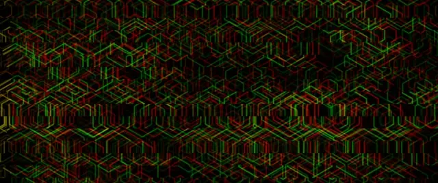 2.39:1 Cinemascope | Neon Isometric 60fps Screensaver VJ Loop