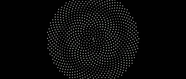 21:9 Ultrawide | 60fps Screensaver - Glowing Particle Sphere VJ Loop