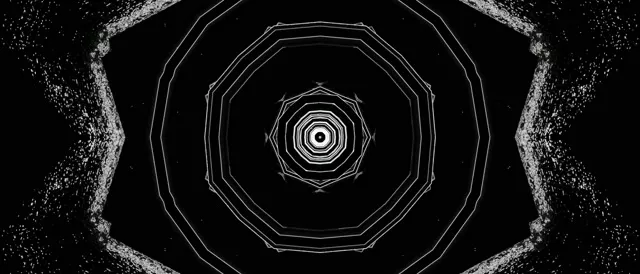 21:9 Cinematic Neon Tunnel Rotating Octagon Vortex 60fps Screensaver Vj Loop