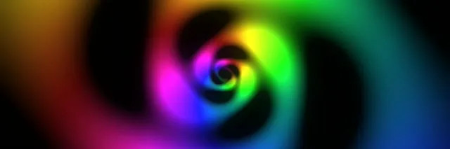 3:1 Triple Wide | Colorful Light 60fps Screensaver Motion Background