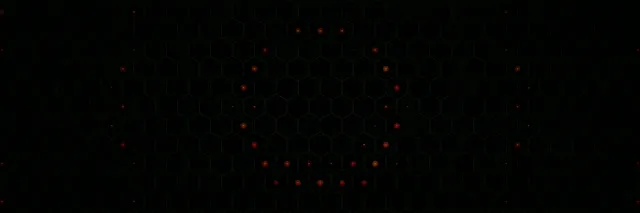 3:1 Triple Wide | Hexagon Connections 60fps VJ Loop Screensaver