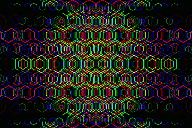 3:2 Surface | Colorful pattern lines 60fps screensaver visual mix