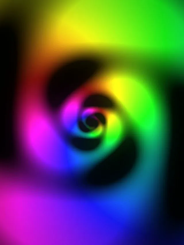 3:4 iPad Portrait | Colorful Spiral 60fps Screensaver Motion Background