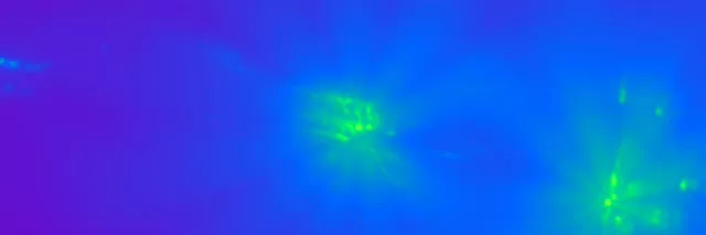 3:1 Triple Wide Neon Tunnel Glowing Vortex 60fps Screensaver Loop